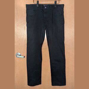 Nike SB Canvas Denim Black Pants Skateboarding Size 36